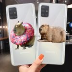 Creative Capybara Phone Case for Samsung Galaxy S22 S21 FE 5g S20 S10 Plus Note 20 2 - Capybara Plush
