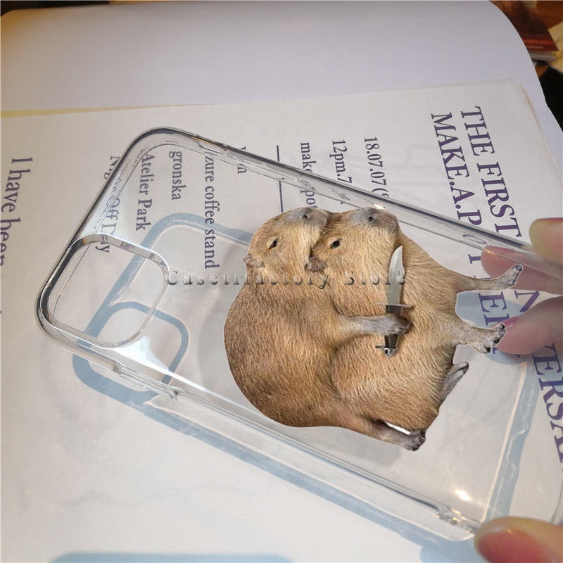 Creative Capybara Phone Case for Samsung Galaxy S22 S21 FE 5g S20 S10 Plus Note 20 4 - Capybara Plush