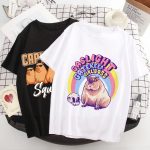 Funny Animals Capybara T Shirt Men Cartoon Manga Summer Tops T shirt Unisex Fashion Harajuku Graphic 1 - Capybara Plush