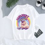 Funny Animals Capybara T Shirt Men Cartoon Manga Summer Tops T shirt Unisex Fashion Harajuku Graphic 4 - Capybara Plush