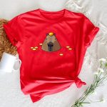 Funny Capybaras Capybara T Shirt Women Men Summer T shirt Cotton Shrot Sleeve Tees Cute Animal - Capybara Plush