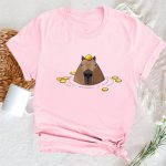 Funny Capybaras Capybara T Shirt Women Men Summer T shirt Cotton Shrot Sleeve Tees Cute Animal 2 - Capybara Plush