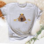Funny Capybaras Capybara T Shirt Women Men Summer T shirt Cotton Shrot Sleeve Tees Cute Animal 3 - Capybara Plush