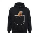 Pocket Capybara Shirt Funny Capybara In Pocket Gift Tshirt Custom Hoodies NEW YEAR DAY Male Sweatshirts - Capybara Plush