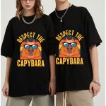 Unisex Capybara T Shirt Men Cartoon Manga Kawaii Tops T shirt Funny Animals Fashion Harajuku Graphic 1 - Capybara Plush